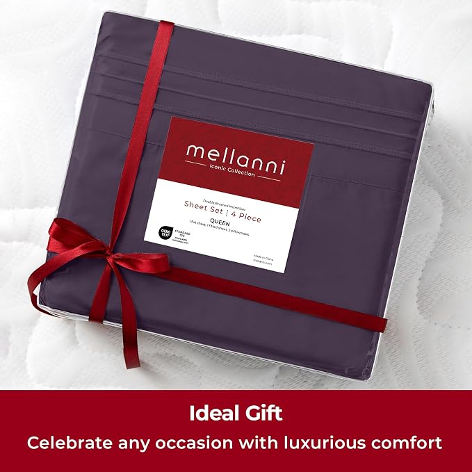 Mellanni Extra Deep King Sheets - Image 9