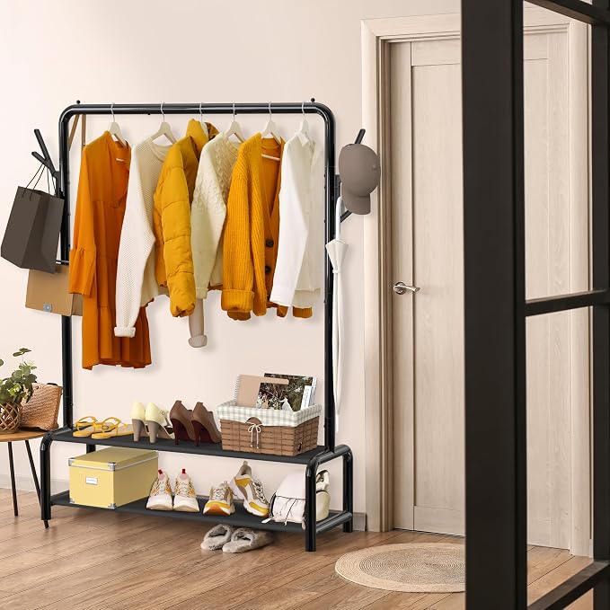 Simple Houseware 52-Inch Freestanding Closet Garment Rack - Image 6