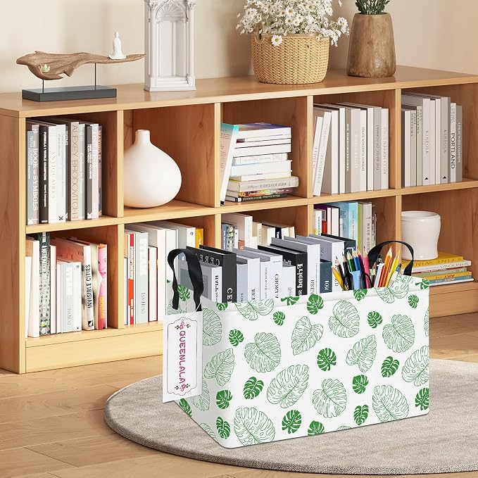 QUEENLALA Rectangular Laundry Hamper/Foldable Nursery Laundry Basket - Image 7