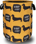 Dachshund Dog Laundry Hamper Funny Dogs Laundry Basket by SELIONLIKN