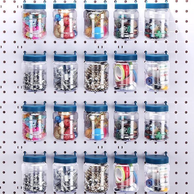 Unittype 20 Set Pegboard Organizer Accessories Peg Boards Jars by Unittype