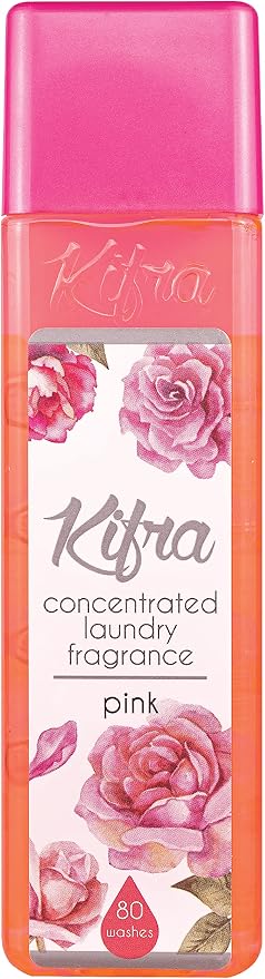 KIFRA PINK Concentrated Laundry Fragrance 6.76 Fl Oz 200ml 80 Washing Cycles by KIFRA