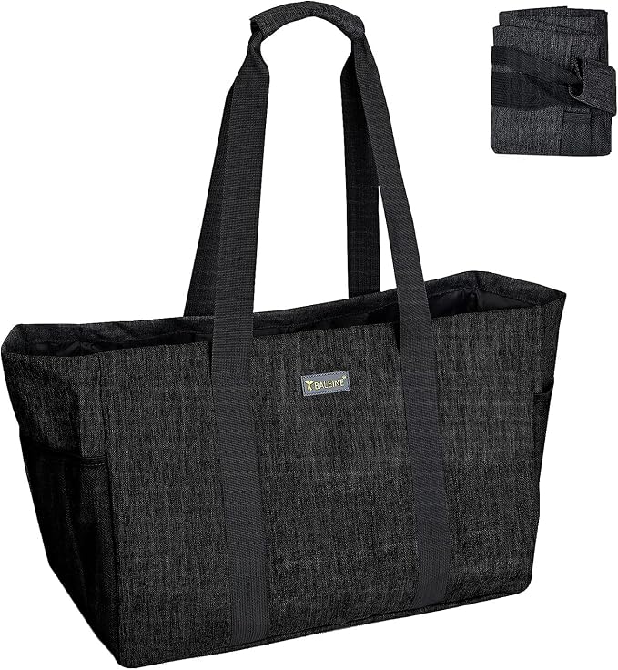 BALEINE Soft 9 Gallon Extra Large Utility Tote, Foldable Reusable Storage Bag by BALEINE