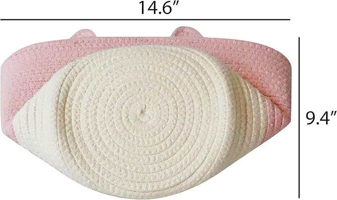 T&T Homewares Small Cute Pink Bunny Toy & Laundry Basket - Image 9