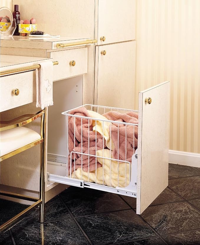 REV-A-SHELF Steel Wire Pullout Hamper - Image 2