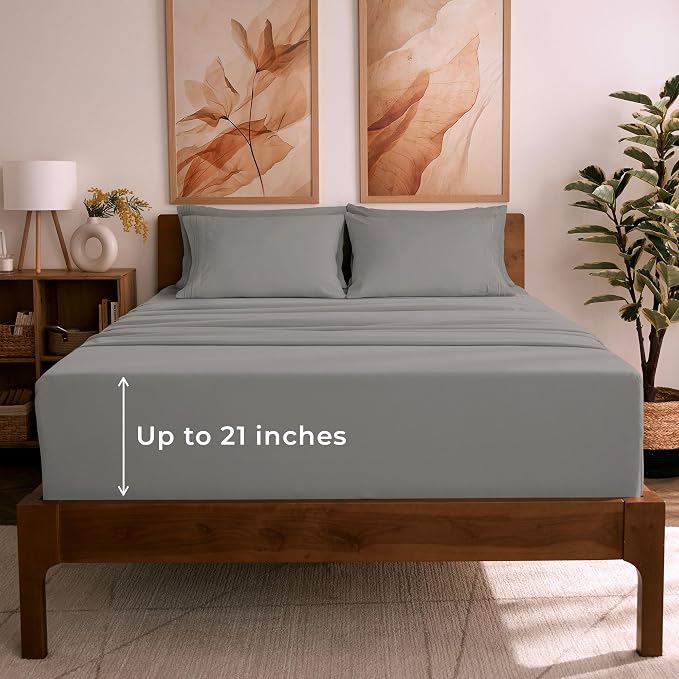 Mellanni California King Sheet Set by Mellanni