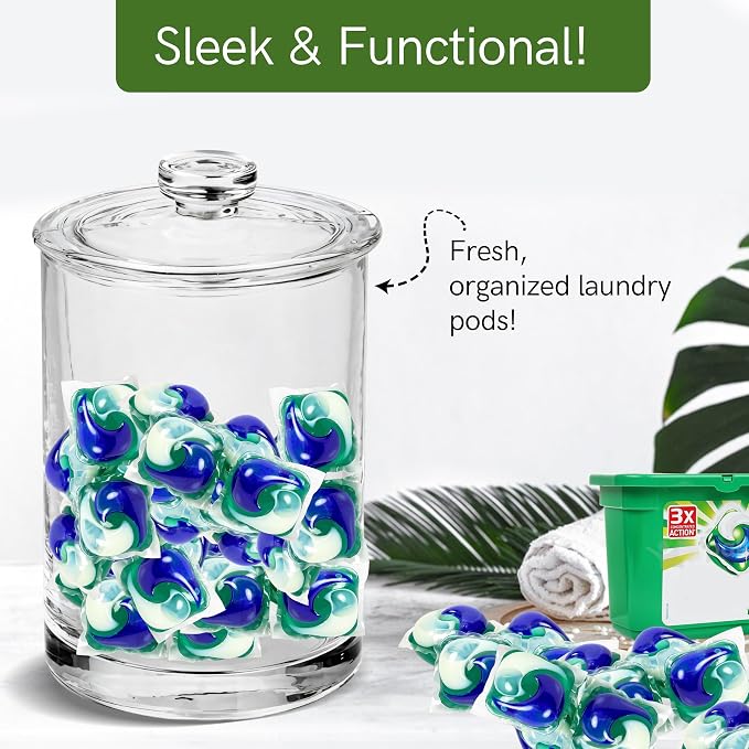 Skywin Small Plastic Laundry Jars - Image 3