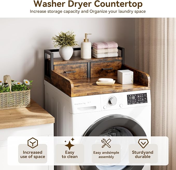 2-Tier Washer Dryer Countertop Single - Image 3