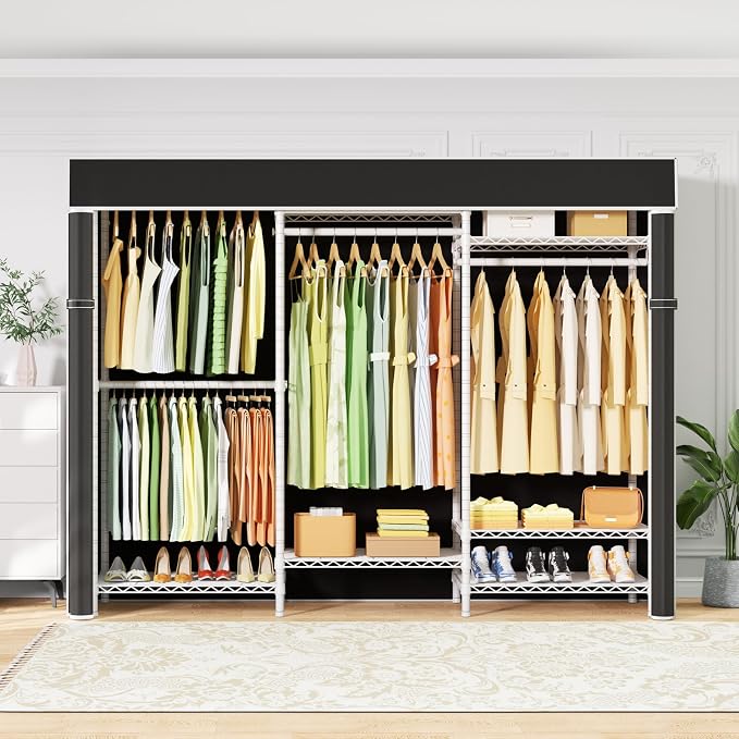 Ulif E13C Heavy Duty Closet Organizer System，Freestanding Clothing Racks - Image 8