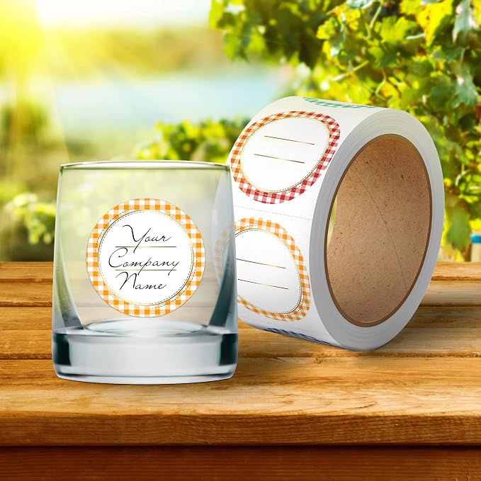 Mobiusea Creation Gold Foil Canning Labels Roll | 2 inch | Waterproof | 300 - Image 5