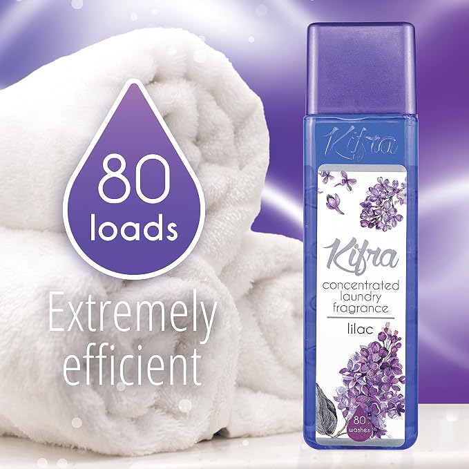 KIFRA Lilac Concentrated Laundry Fragrance 6.76 Fl Oz 200ml 80 Washing Cycles - Image 4