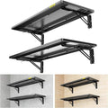 2pack-1.2x3ft Adjustable Rail Type Folding Storage Rack Shelf, Suitable by AECXM