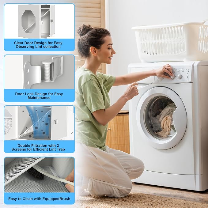 Dryer Lint Trap, Metal Lint Catcher Box - Image 6