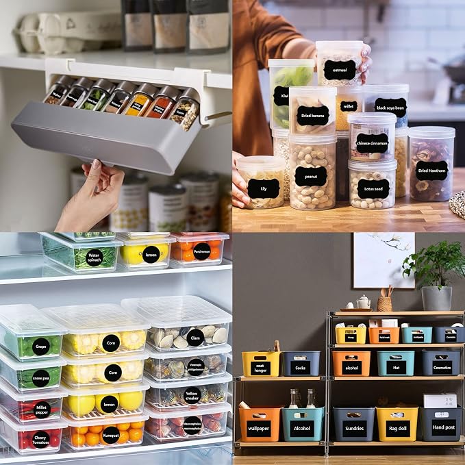Chalkboard Labels, Removable Blackboard Label Stickers 192PCS - Image 6