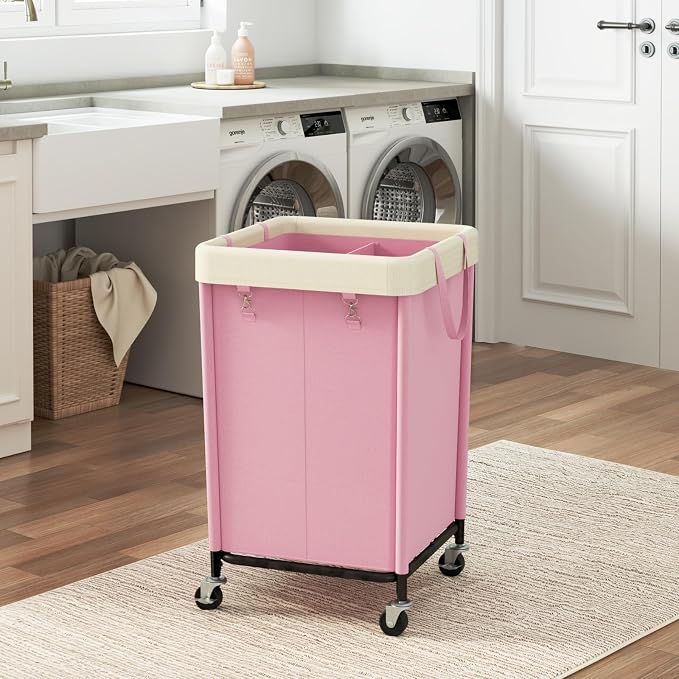 WOWLIVE 160L Rolling Laundry Hamper - Image 3