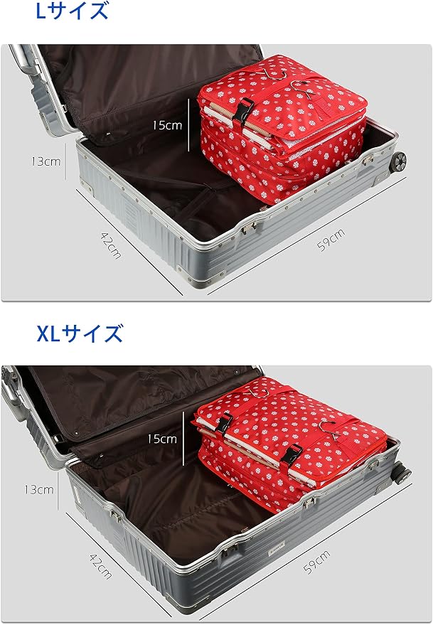 ELEZAY Hanging Packing Cubes Portable Travel Closet Collapsible Compression - Image 5