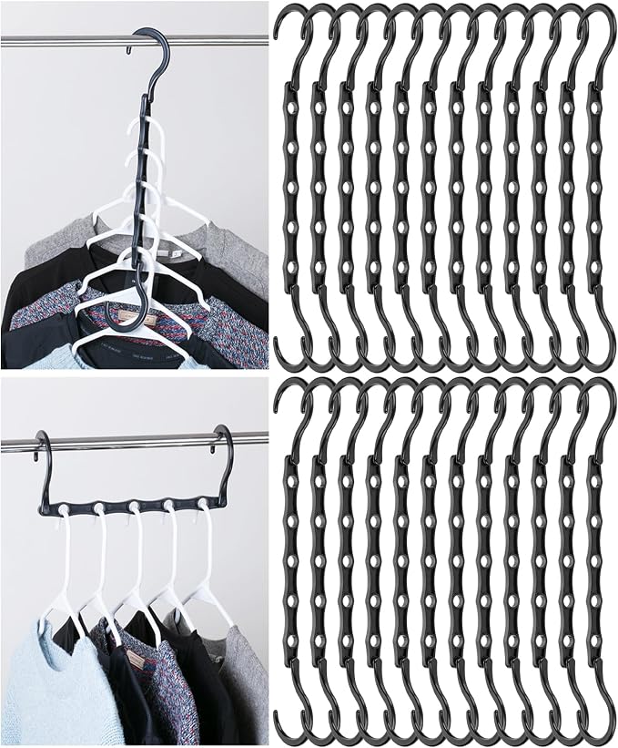 Mr. Pen- Space Saving Hangers for Clothes, Bulk Plastic Multi Clothes Hangers by MrPen