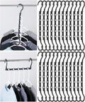 Mr. Pen- Space Saving Hangers for Clothes, Bulk Plastic Multi Clothes Hangers by MrPen