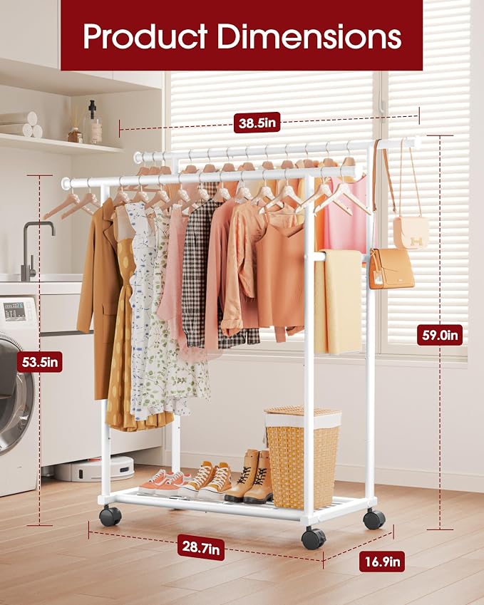 Metal Clothes Rack - Image 2