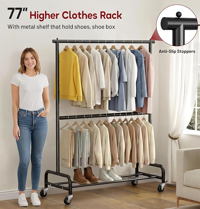 SLEEPING LAMB Heavy Duty Clothes Rack - Image 5