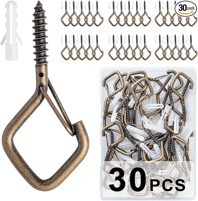30 PCS Cup Screw-in Hanger Hooks by CADONO