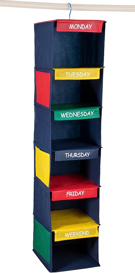 Handy Laundry Daily Activity Kids Closet Organizer, Prepare & Organize a Week's by Handy+Laundry