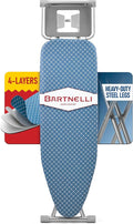 Bartnelli Premium Full-Size Ironing Board 45x15 Inch Large Surface, Integrated by Bartnelli