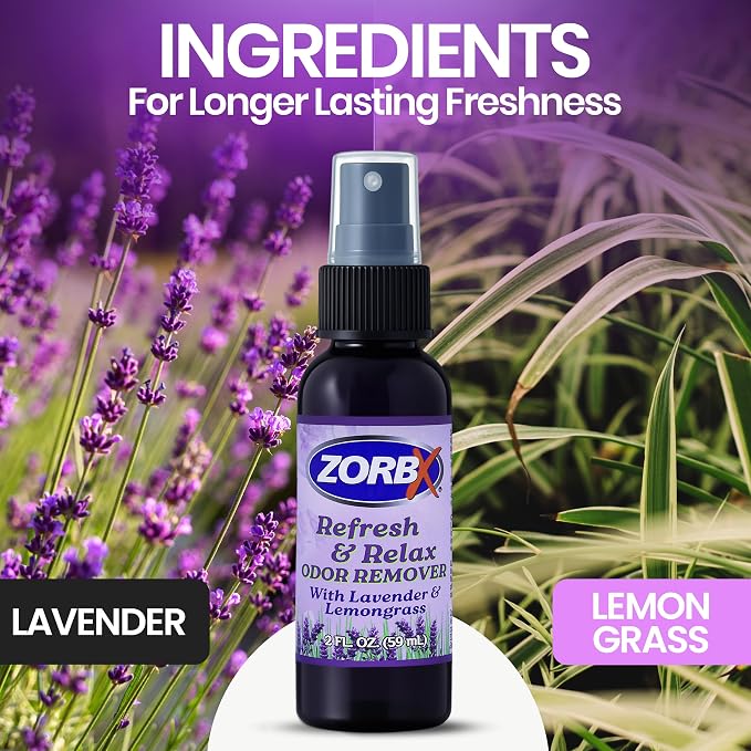 ZORBX Refresh & Relax 2 Oz Odor Remover Spray - Image 6