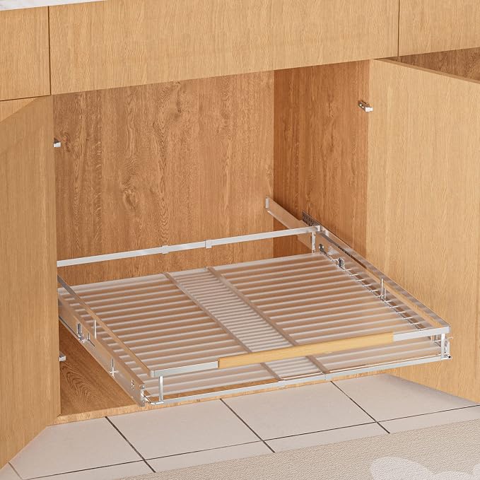 SANNO Pull Out Cabinet Organizer, Kitchen Sliding Shelf Under Sink Shelf - Image 8