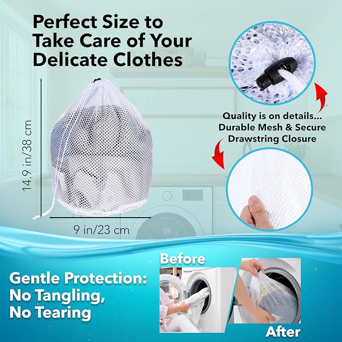 Shoe Washing Machine Bag Set – Double Shoe Laundry Bag - Image 8