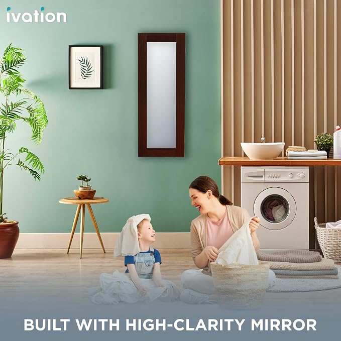 Ivation Wall-Mounted Ironing Board Cabinet, Foldable Ironing Storage Station - Image 6