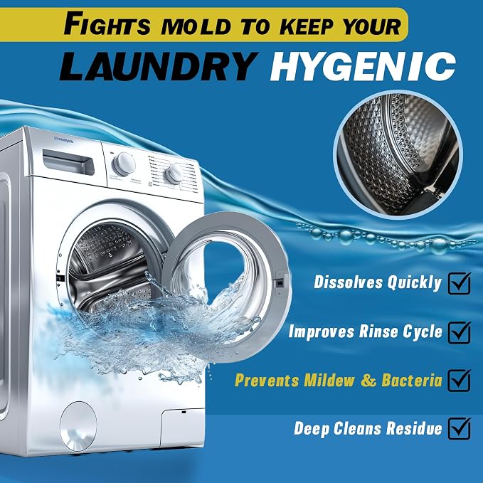 Washing Machine Cleaner Powder, 1Year Supply - Image 3