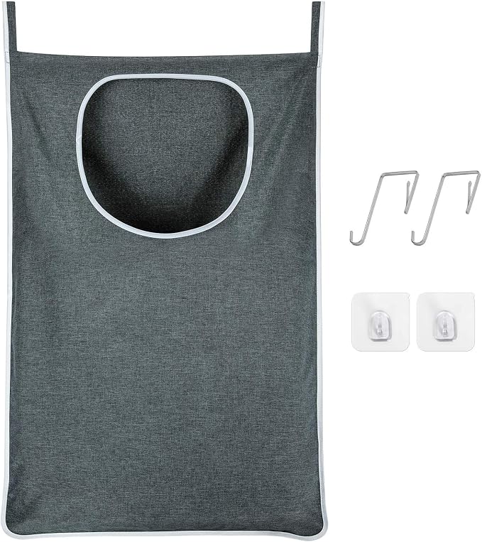 XL Hanging Laundry Hamper, Over the Door Laundry Hamper and Baskets, Wide by MakeLifeSimpleandEfficient