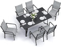7-Piece Outdoor Patio Dining Set by BUPPLEE