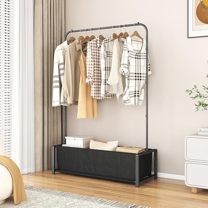 SUOERNUO Garment Rack for Hanging Clothes Rack Heavy Duty Portable - Image 4