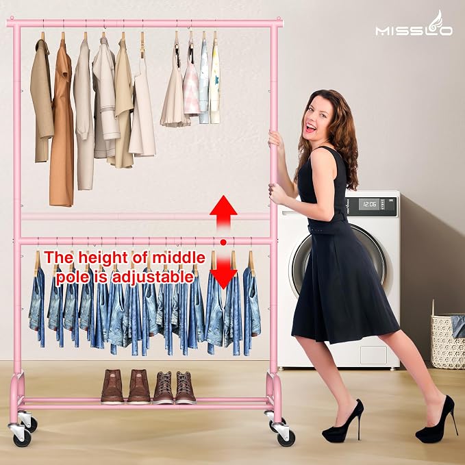 MISSLO Heavy Duty Clothing Racks - Image 2
