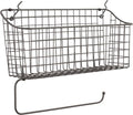 Spectrum Diversified Pegboard/Wall Mount Basket and Paper Towel Holder by Spectrum