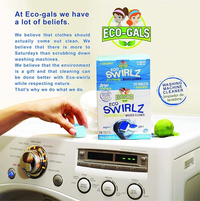 Scrubz & Swirlz Washing Machine and Dishwasher Cleaner Bundle Unscented - Image 2