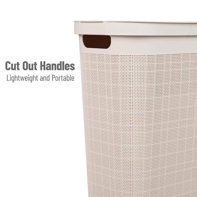 Mind Reader Slim Laundry Hamper - Image 4