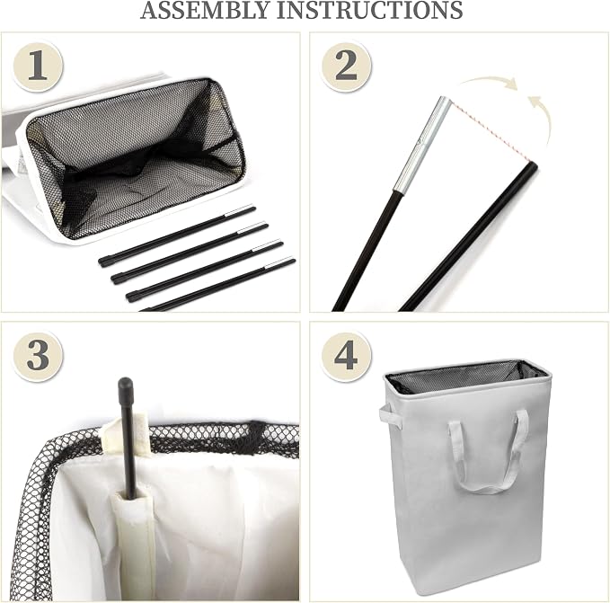 Brookstone Slim Laundry Hamper Bag - Image 6