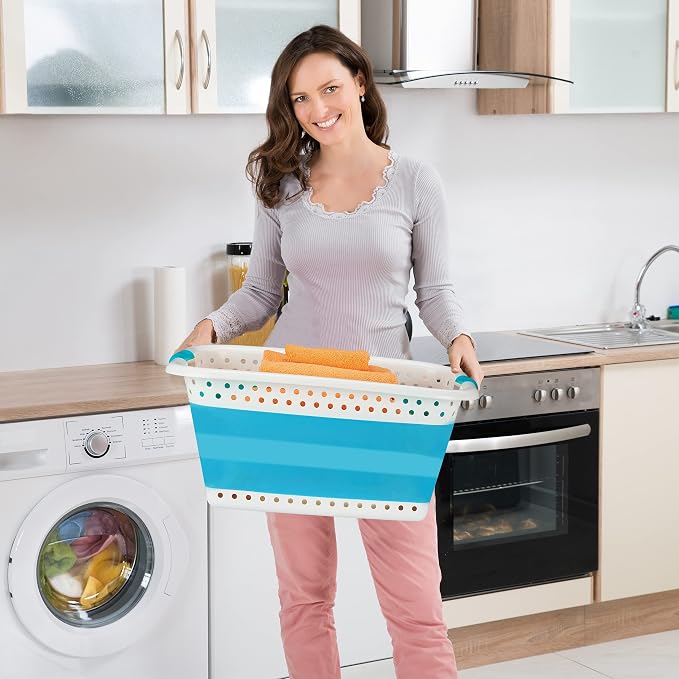 Relaxdays Folding Laundry Hamper - Image 2