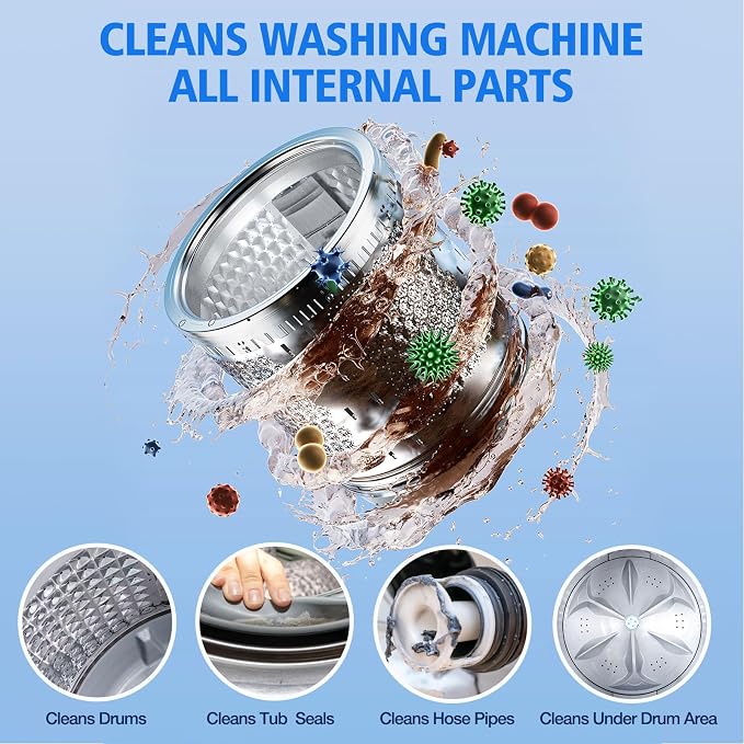 USKICH 36 Pack Washing Machine Cleaner Tablets - Image 3