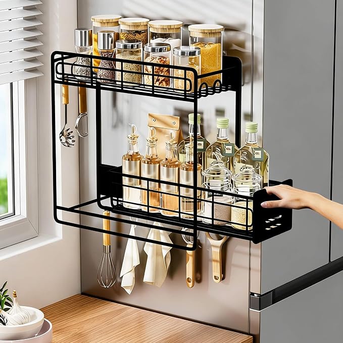 Magnetic Shelves for Washing Machine by TRYSEA