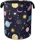 Planet Moon Universe Galaxy Laundry Basket, Foldable Waterproof Oxford Cloth by Unknown