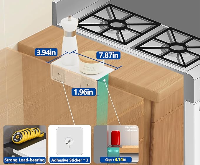 Metal Kitchen Refrigerator Gap Partition Countertop Gap Extension Board - Image 2