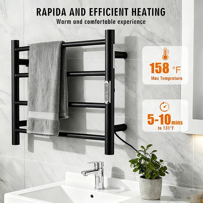 Electric Towel Warmer with Built-in Timer - Image 3