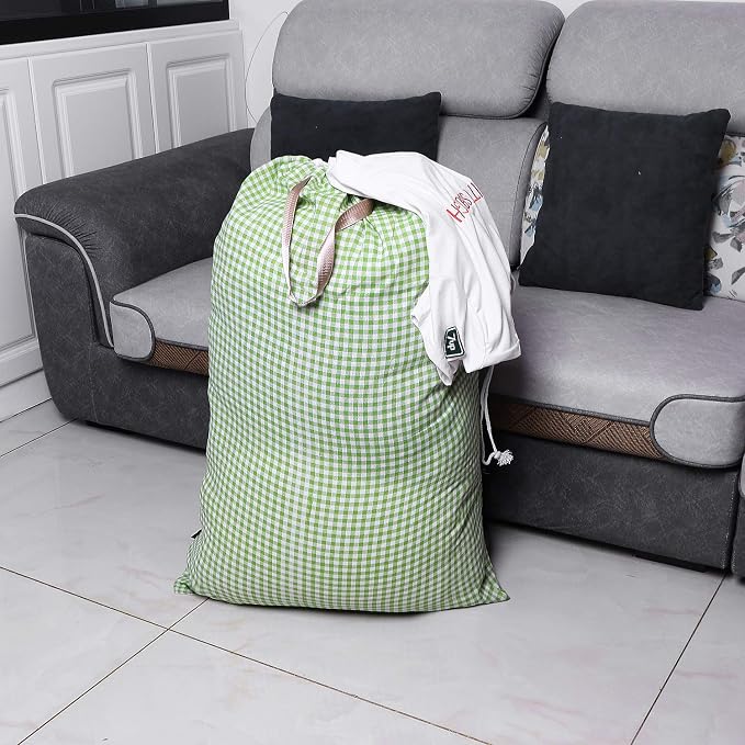 Extra Large Laundry Bag with Drawstring and Handle, Heavy Duty Travel Dirty - Image 7