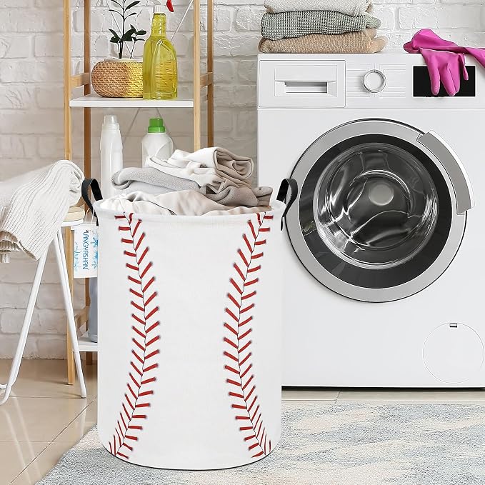 LANGYASHAN Laundry Basket Canvas Fabric Collapsible Organizer Basket - Image 8