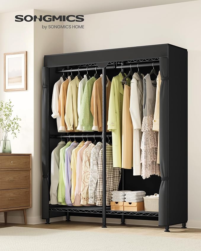SONGMICS Clothing Rack, Heavy-Duty Garment Rack - Image 2