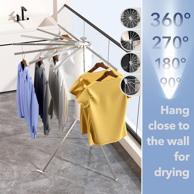 Tripod Clothes Drying Rack, Laundry Drying Rack - Image 5